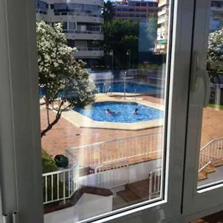 With 2 Bedrooms In With Wonderful Sea View Shared Pool Furnished Garden 50 M * Torremolinos